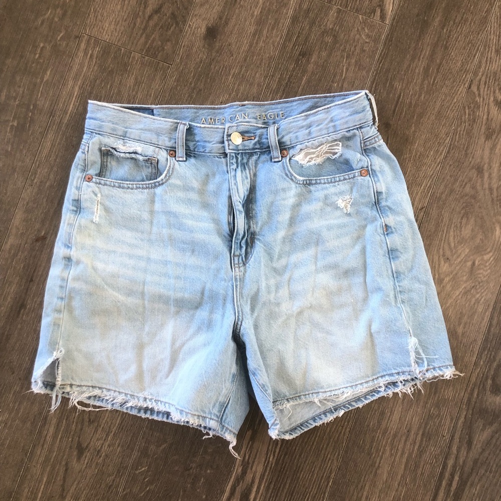 American Eagle Outfitters Highest Rise Baggy Denim Short | Size 6